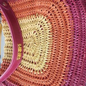 Elliott Lucca Leather Woven Purse